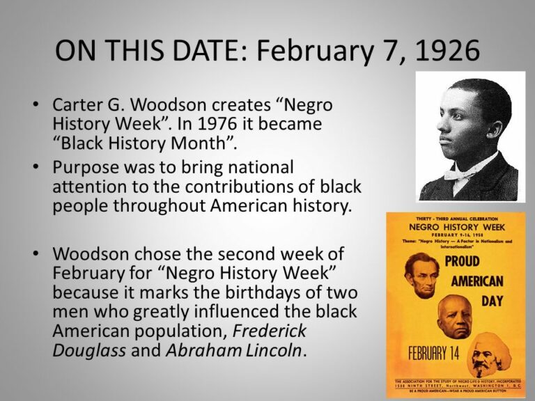 Origins of Black History Month